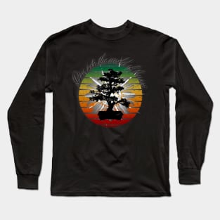 Dive into the world of bonsai - colorful tree Long Sleeve T-Shirt